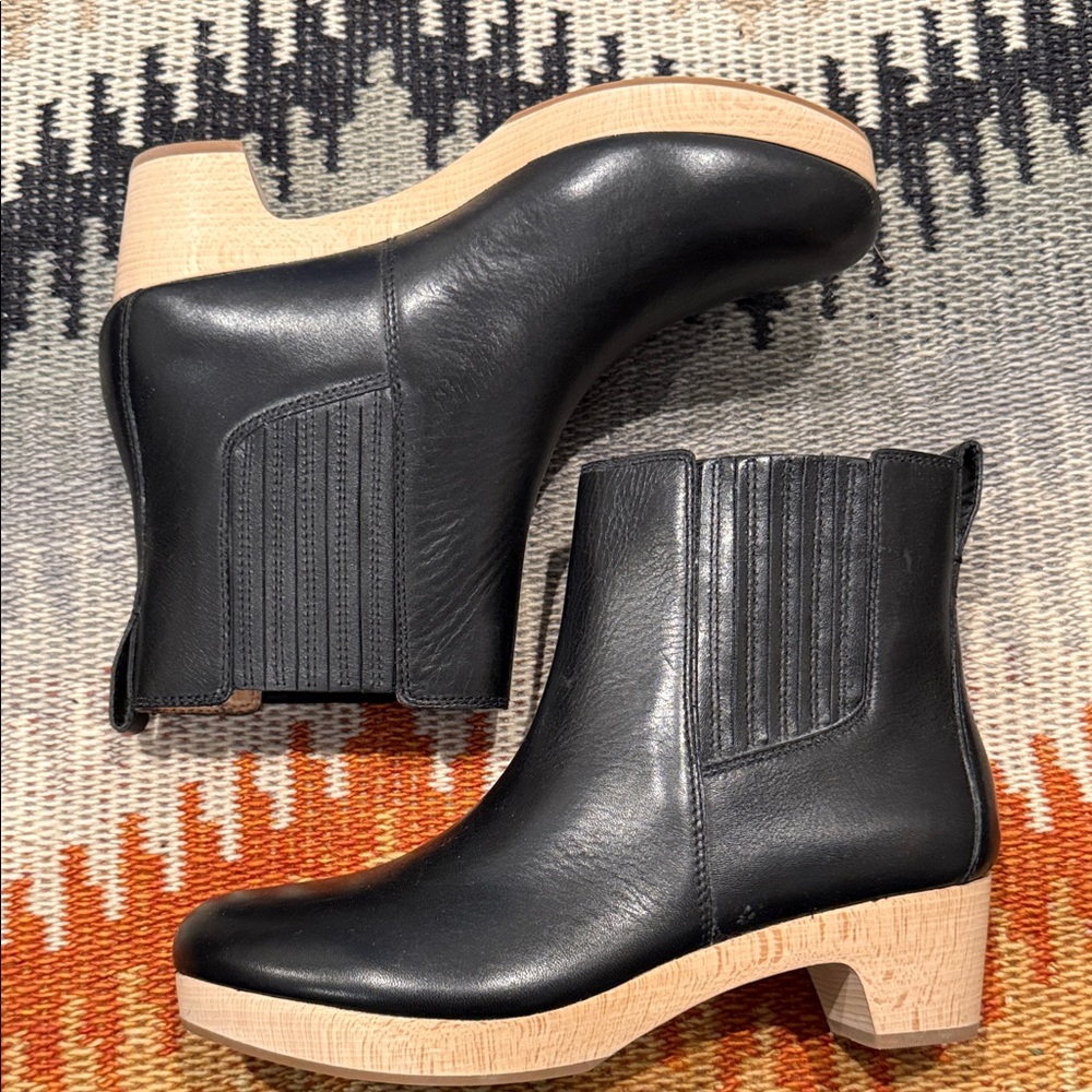 NWOB MADEWELL Black Leather Clog 7.5